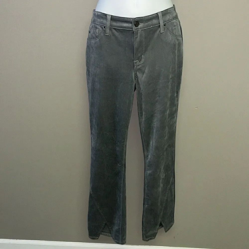 Laurie Felt Los Angeles Faux Suede Baby Bell Vital Stretch Technology Pants- 6